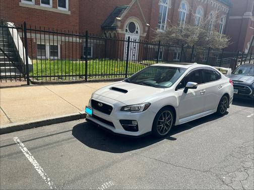 White 2015 Subaru WRX STI Limited