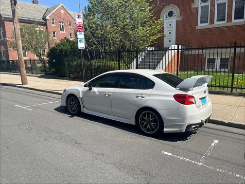 White 2015 Subaru WRX STI Limited