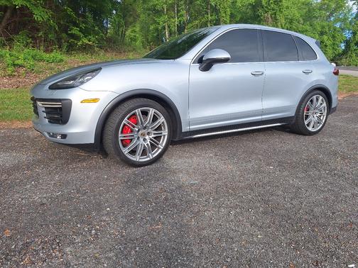 Silver 2015 Porsche Cayenne Cayenne Turbo