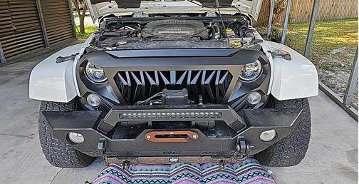 White 2016 Jeep Wrangler Unlimited Sahara