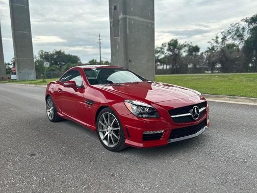Red 2013 Mercedes-Benz SLK-Class SLK 55 AMG
