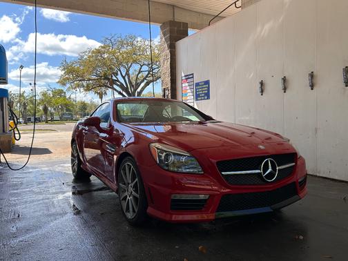 Red 2013 Mercedes-Benz SLK-Class SLK 55 AMG
