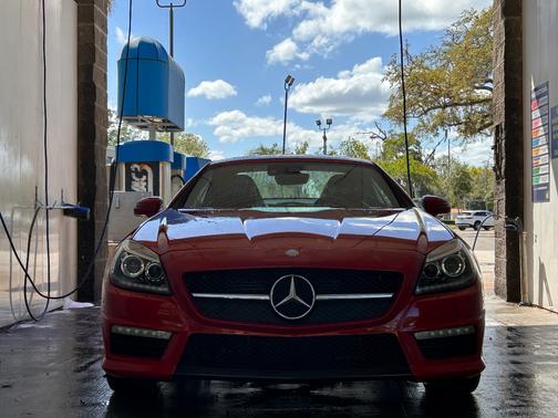 Red 2013 Mercedes-Benz SLK-Class SLK 55 AMG