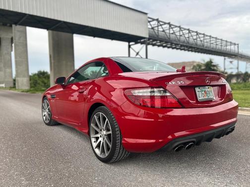Red 2013 Mercedes-Benz SLK-Class SLK 55 AMG