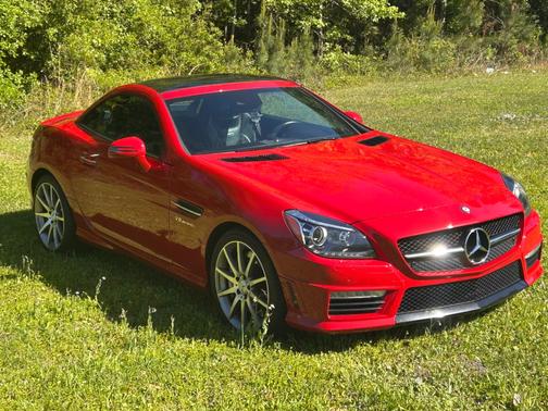 Red 2013 Mercedes-Benz SLK-Class SLK 55 AMG