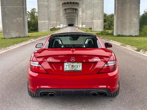 Red 2013 Mercedes-Benz SLK-Class SLK 55 AMG