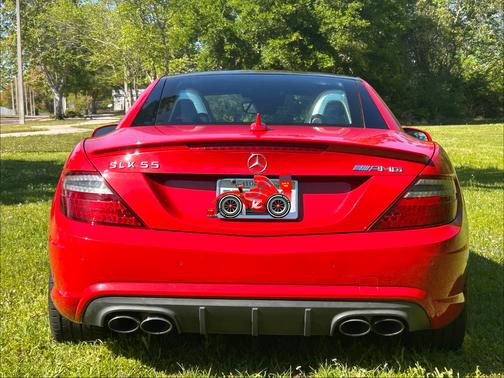 Red 2013 Mercedes-Benz SLK-Class SLK 55 AMG