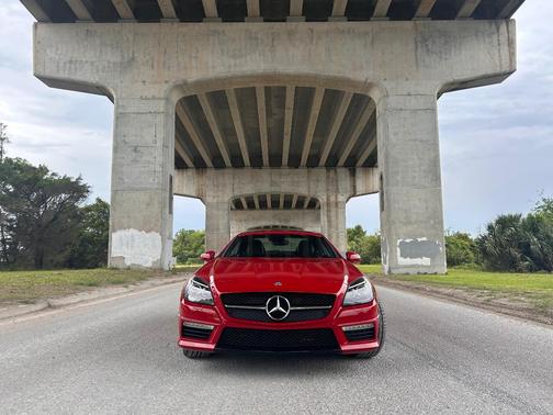 Red 2013 Mercedes-Benz SLK-Class SLK 55 AMG