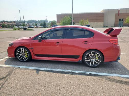 Red 2020 Subaru WRX STI Base