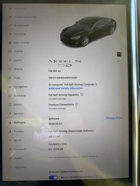 Black 2017 Tesla Model S 75D