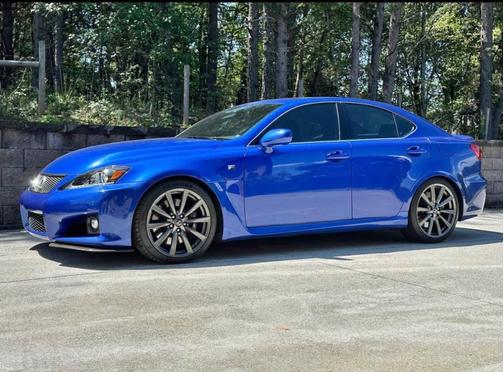 Blue 2008 Lexus IS-F Base