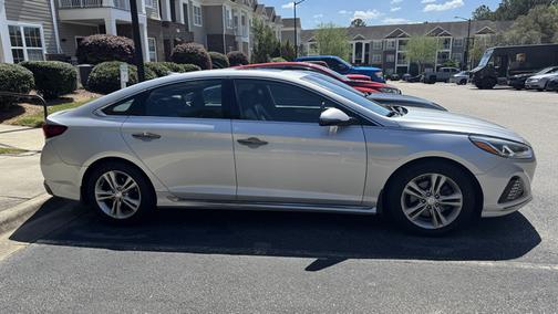 Silver 2018 Hyundai SONATA Sport