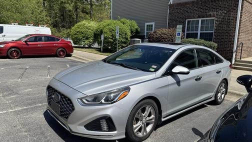 Silver 2018 Hyundai SONATA Sport