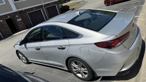 Silver 2018 Hyundai SONATA Sport
