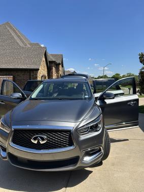 Gray 2019 INFINITI QX60 Pure