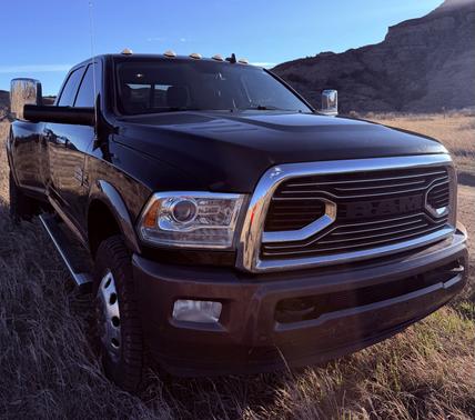 Black 2018 RAM 3500 Laramie