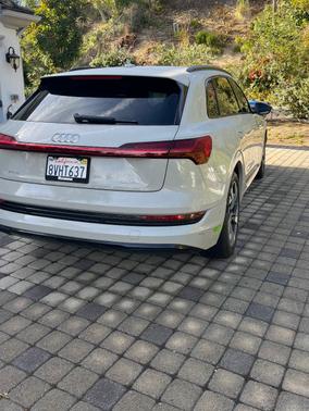 Beige 2021 Audi e-tron Premium