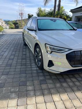 Beige 2021 Audi e-tron Premium