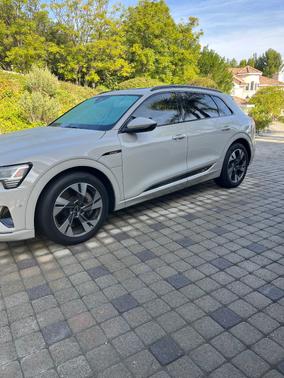 Beige 2021 Audi e-tron Premium