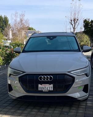 Beige 2021 Audi e-tron Premium