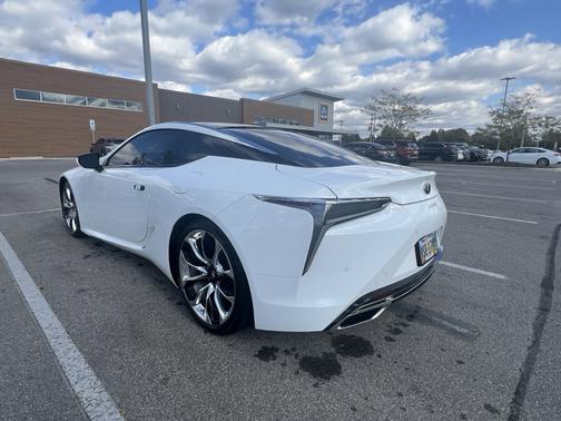 White 2019 Lexus LC 500 Base