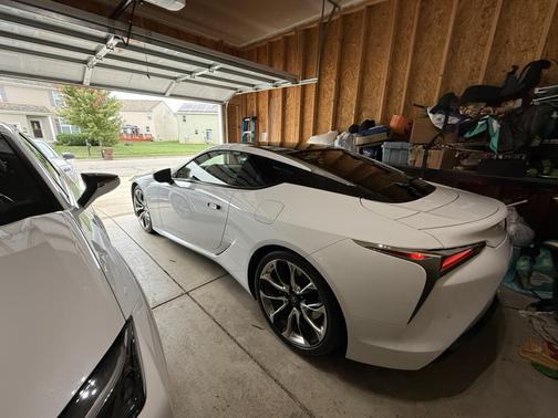 White 2019 Lexus LC 500 Base