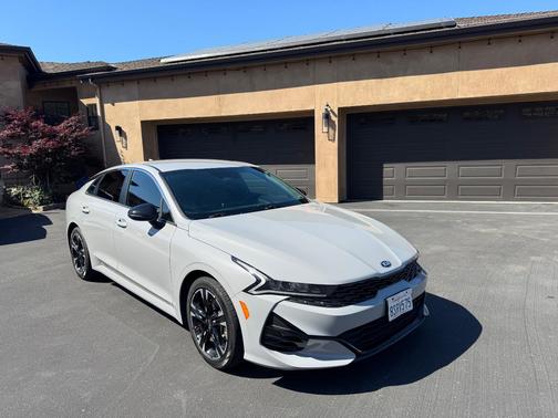 Gray 2021 Kia K5 GT-Line