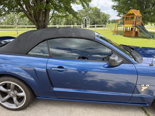 Blue 2008 Ford Mustang GT