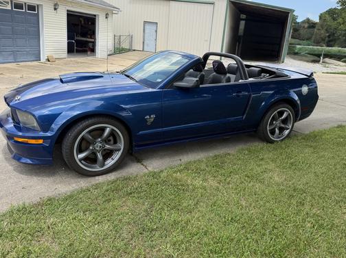 Blue 2008 Ford Mustang GT