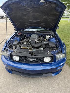 Blue 2008 Ford Mustang GT