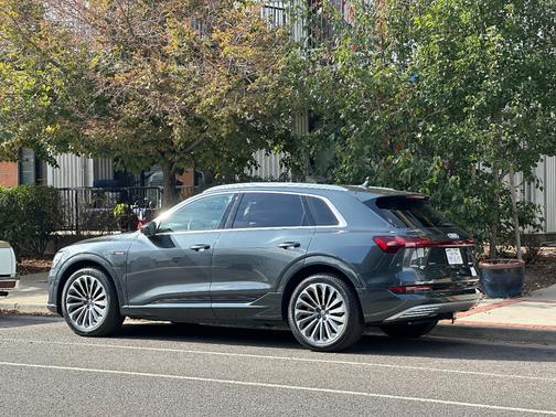 Gray 2019 Audi e-tron Prestige