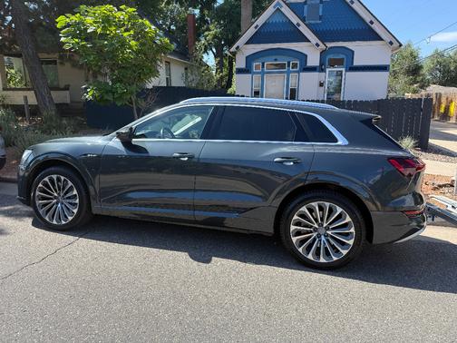 Gray 2019 Audi e-tron Prestige