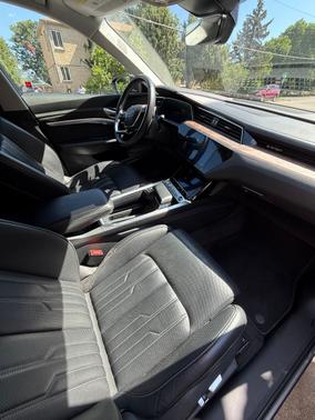 Gray 2019 Audi e-tron Prestige