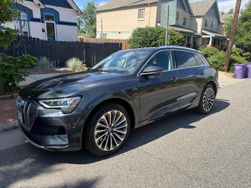 Gray 2019 Audi e-tron Prestige