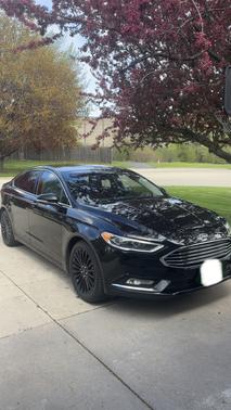 Black 2018 Ford Fusion Titanium