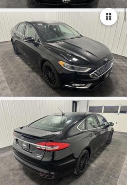 Black 2018 Ford Fusion Titanium
