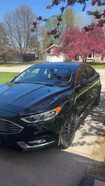 Black 2018 Ford Fusion Titanium