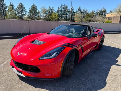 Red 2018 Chevrolet Corvette Grand Sport