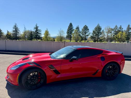 Red 2018 Chevrolet Corvette Grand Sport