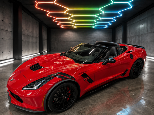 Red 2018 Chevrolet Corvette Grand Sport
