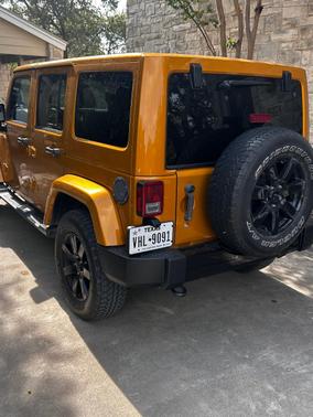 Gold 2014 Jeep Wrangler Unlimited Altitude