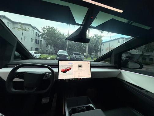 Red 2024 Tesla Cybertruck Cyberbeast
