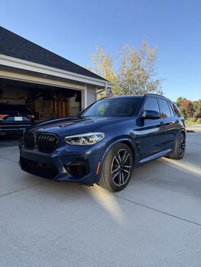 Blue 2020 BMW X3 M AWD