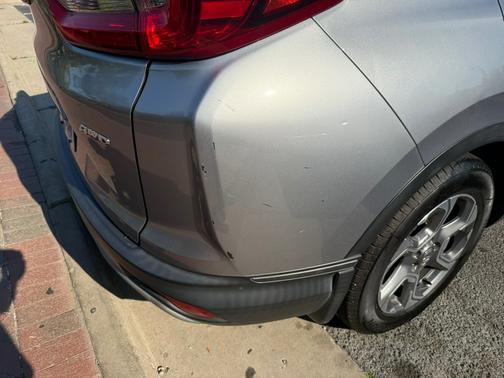 Silver 2017 Honda CR-V EX-L