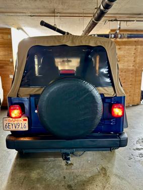 Blue 2003 Jeep Wrangler Sport