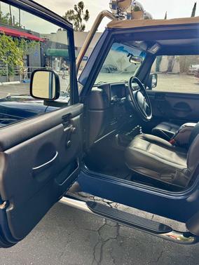 Blue 2003 Jeep Wrangler Sport