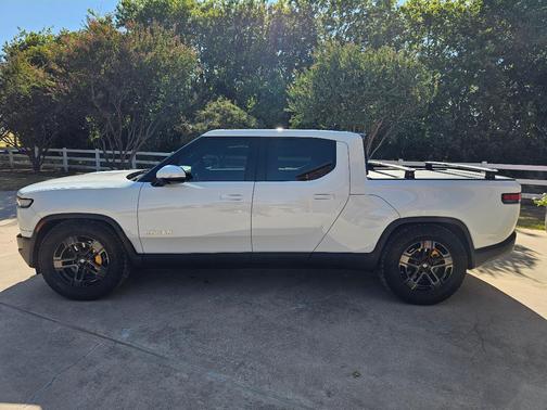 White 2022 Rivian R1T Adventure Package