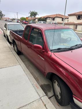 Red 1998 Toyota Tacoma Xtracab