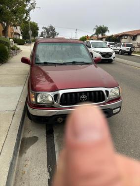 Red 1998 Toyota Tacoma Xtracab