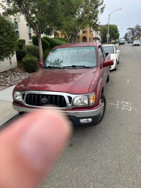 Red 1998 Toyota Tacoma Xtracab